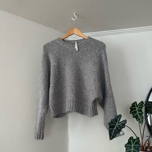 Soft and Cozy Gray Alpaca Sweater
